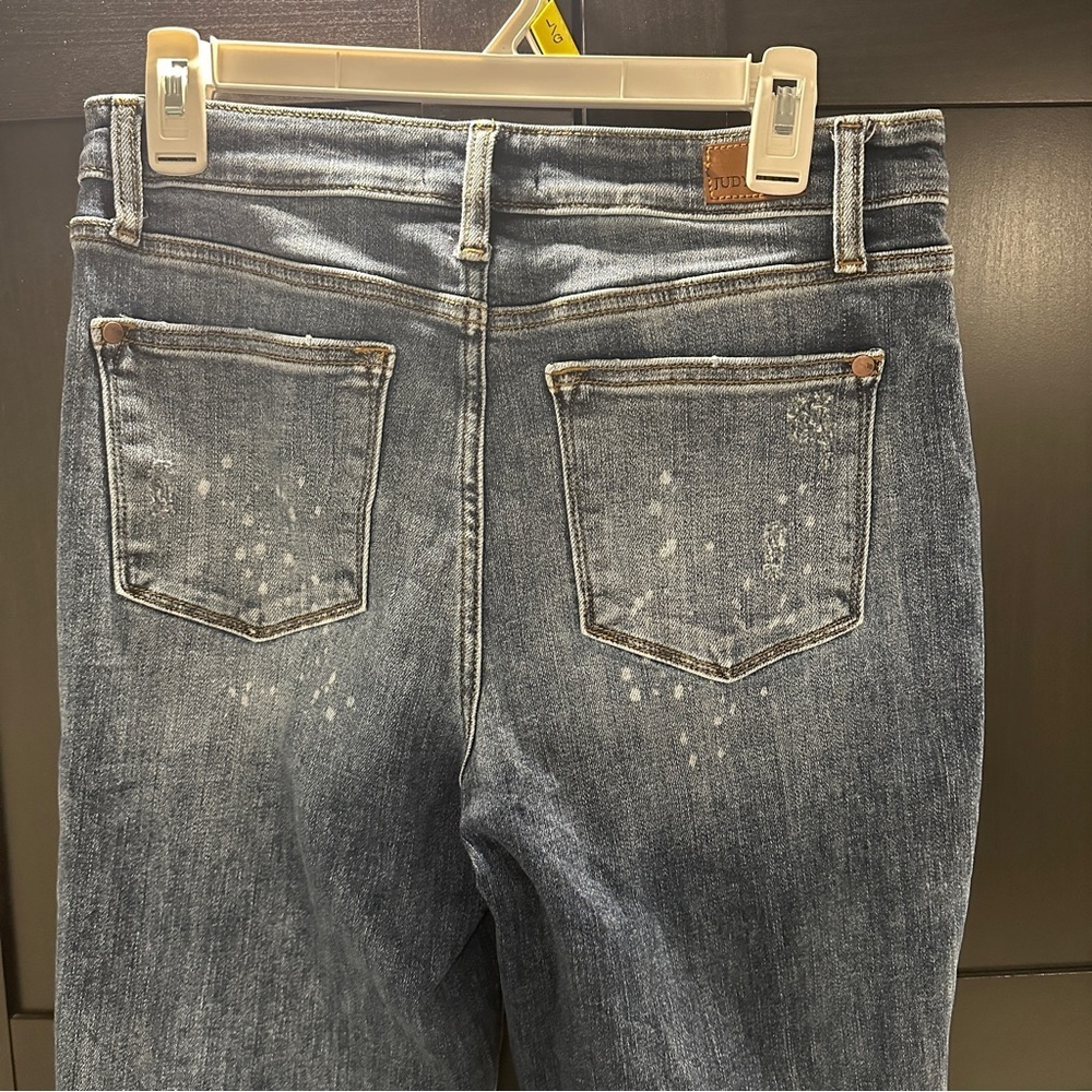 Judy Blue Boyfriend Fit Blue Jeans Denim Size 7/ 28 Women’s - Picture 10 of 14